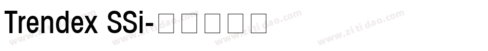 Trendex SSi字体转换